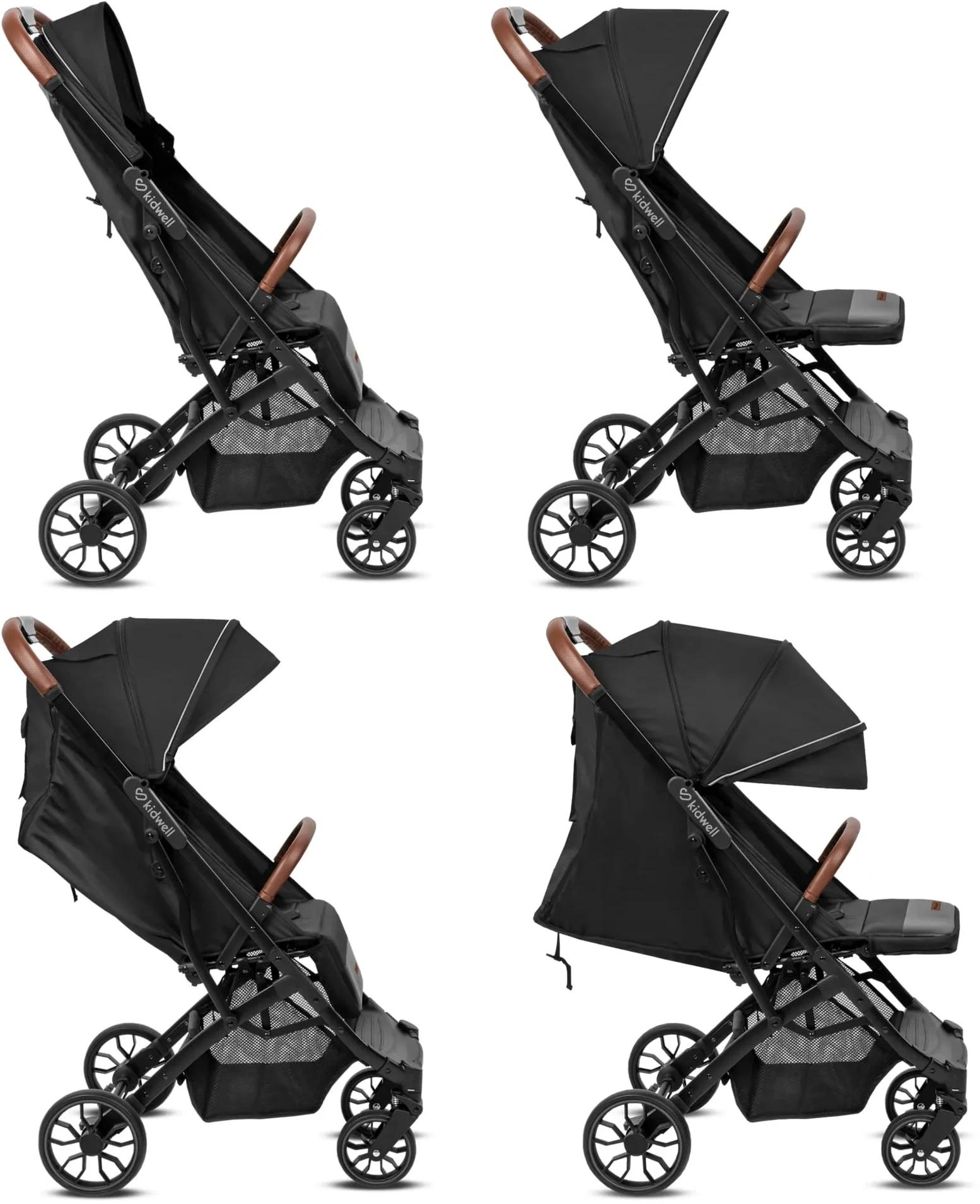 Прогулочная коляска Kidwell Colmer Jet Black